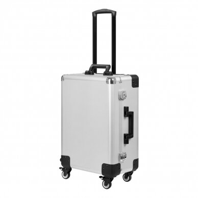 Profesionalus kosmetikos lagaminas T-27 SILVER 2 Profesionalus kosmetikos lagaminas T-27 SILVER 2