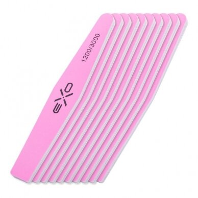EXO PROFESSIONAL profesionalus nagų poliravimo blokelis EXO 1200/3000 10 vnt. 2 EXO PROFESSIONAL profesionalus nagų poliravimo blokelis EXO 1200/3000 10 vnt. 2