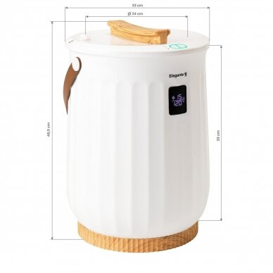ELEGANTE REDLINE profesionalus rankšluosčių šildytuvas E18 480W, baltos spalvos 8 ELEGANTE REDLINE profesionalus rankšluosčių šildytuvas E18 480W, baltos spalvos 8