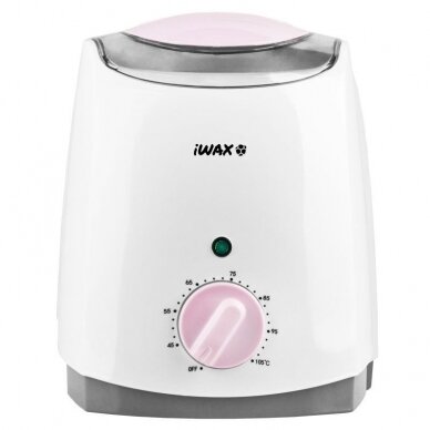 Profesionalus vaško šildytuvas iWAX 800 ml, baltos spalvos Profesionalus vaško šildytuvas iWAX 800 ml, baltos spalvos