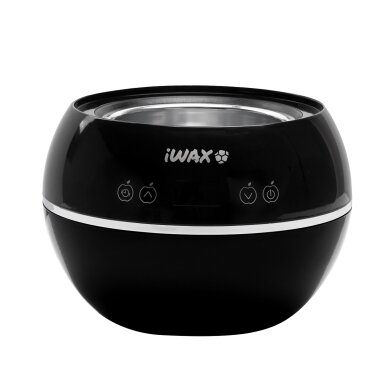 Profesionalus vaško šildytuvas skardinėms ir granulėms iWAX 500 ml 100W, juodos spalvos 1 Profesionalus vaško šildytuvas skardinėms ir granulėms iWAX 500 ml 100W, juodos spalvos 1