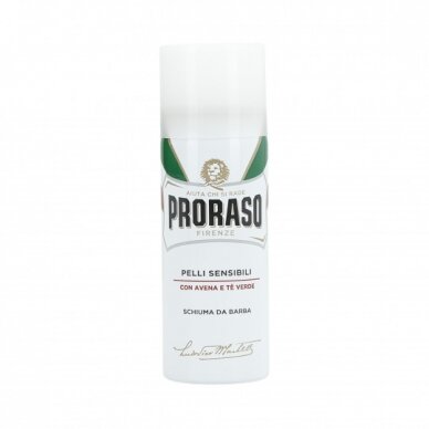 PRORASO WHITE LINE SHAVING FOAM Raminančios skutimosi putos, 50ml. PRORASO WHITE LINE SHAVING FOAM Raminančios skutimosi putos, 50ml.
