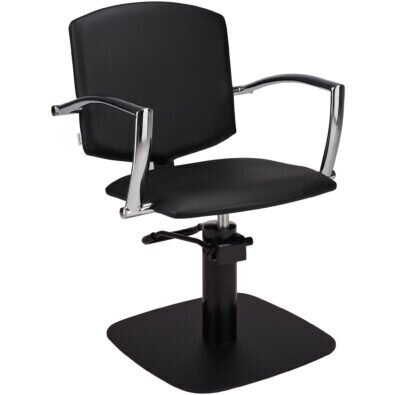 Profesionali kirpyklos kėdė BLACK PAKO BLACK SQUARE Profesionali kirpyklos kėdė BLACK PAKO BLACK SQUARE