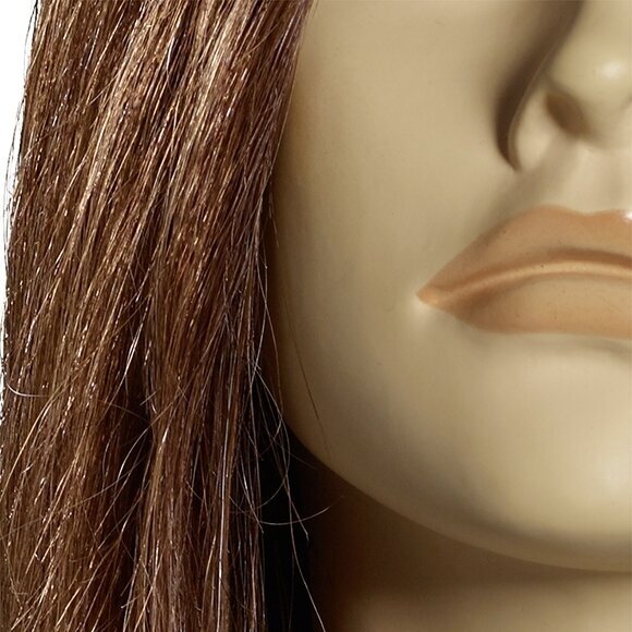 Profesionali natūralių plaukų galva kirpėjų bei stilistų mokymams NICOLA, 35 cm 2