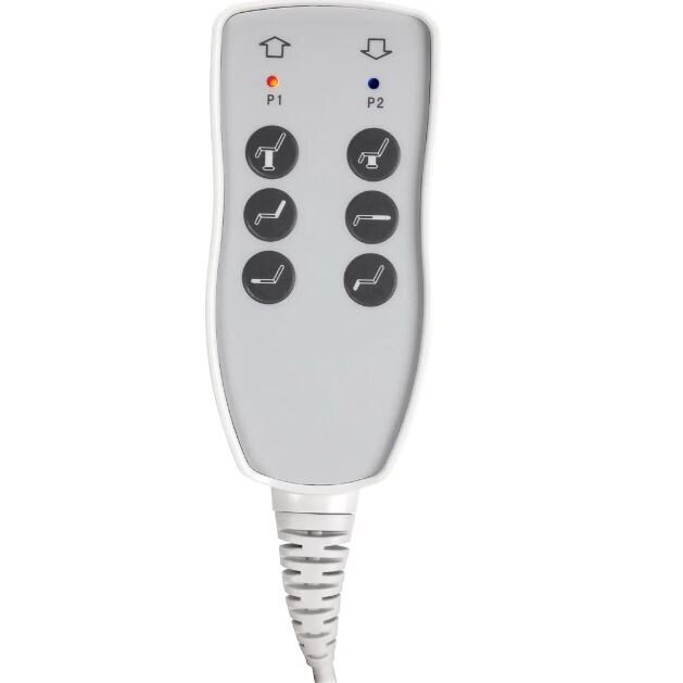 Profesionali elektrinė kosmetologinė kėdė - gultas AZZURRO 803D (3 varikliai), pilkos spalvos 9 Profesionali elektrinė kosmetologinė kėdė - gultas AZZURRO 803D (3 varikliai), pilkos spalvos 9