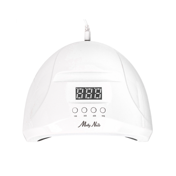 Profesionali UV/LED nagų lempa manikiūrui 1S 48w, baltos spalvos Profesionali UV/LED nagų lempa manikiūrui 1S 48w, baltos spalvos