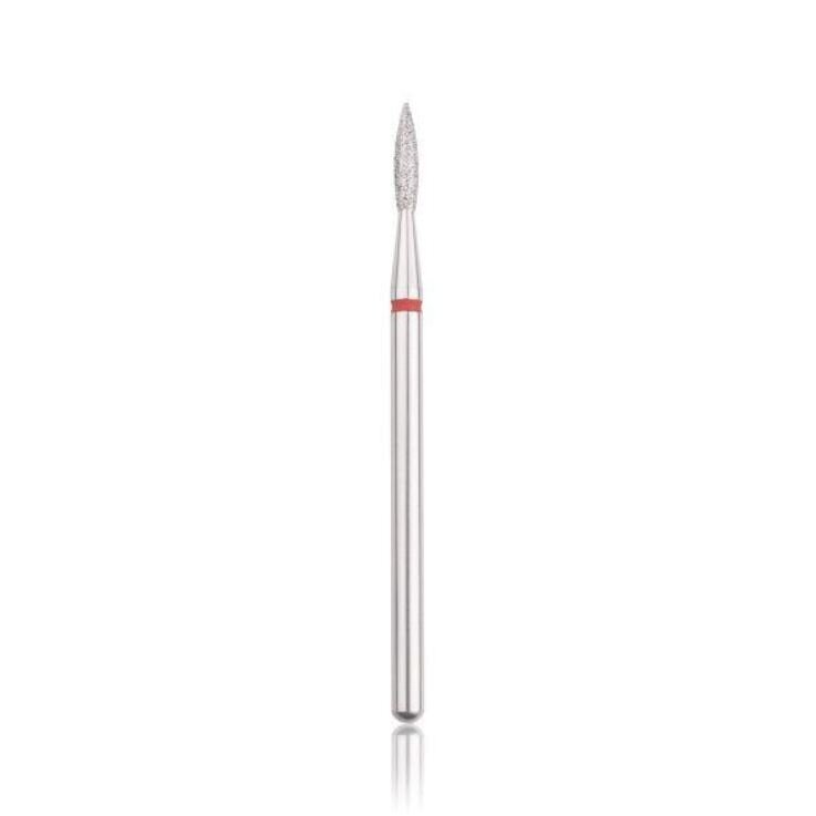 Profesionalus deimantinis frezos antgalis FLAME SHARP RED Profesionalus deimantinis frezos antgalis FLAME SHARP RED