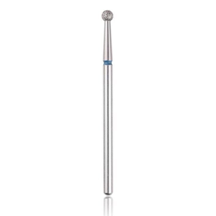 Profesionalus deimantinis frezos antgalis BALL BLUE 2,7 mm
