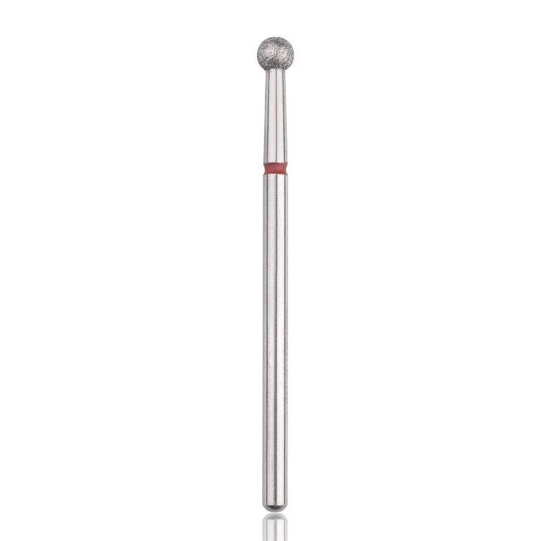 Profesionalus deimantinis frezos antgalis BALL RED 2,9 Profesionalus deimantinis frezos antgalis BALL RED 2,9