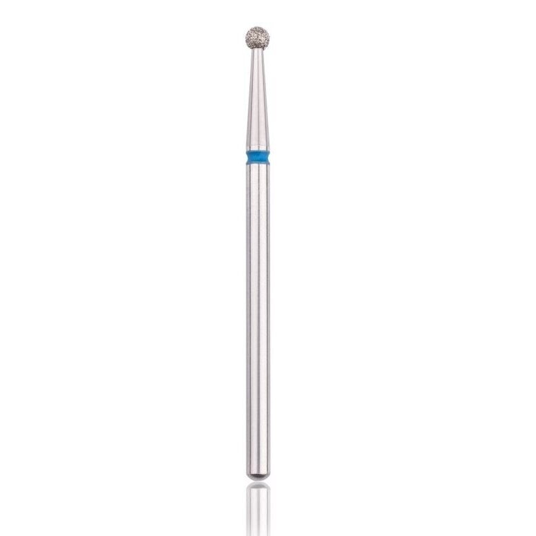 Profesionalus deimantinis frezos antgalis BALL BLUE 2,3 mm Profesionalus deimantinis frezos antgalis BALL BLUE 2,3 mm