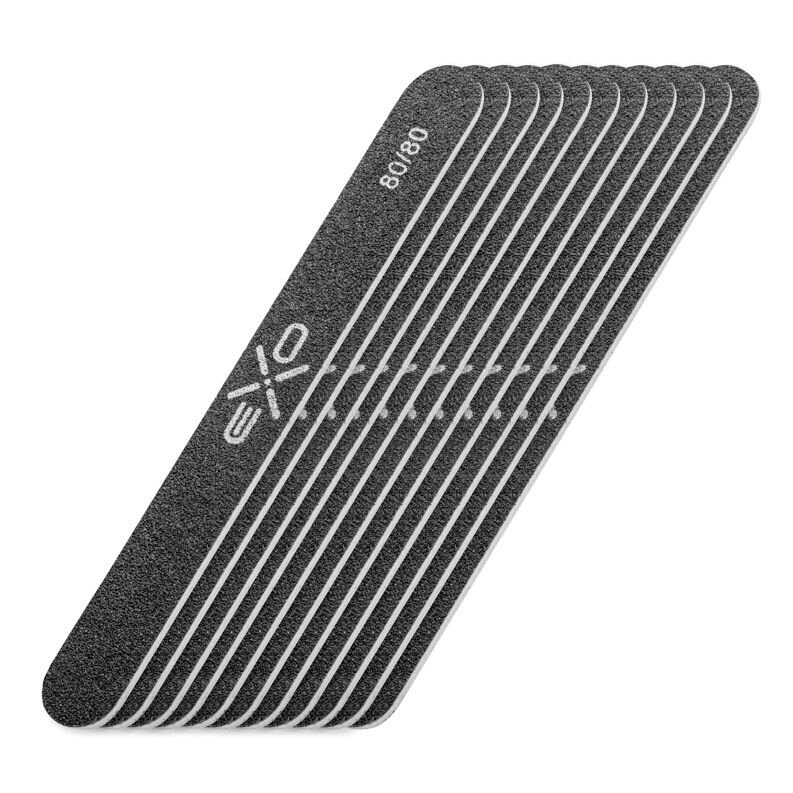 EXO PROFESSIONAL profesionali nagų dildė manikiūrui EXO 80/80 gritų, 10 vnt. 2 EXO PROFESSIONAL profesionali nagų dildė manikiūrui EXO 80/80 gritų, 10 vnt. 2