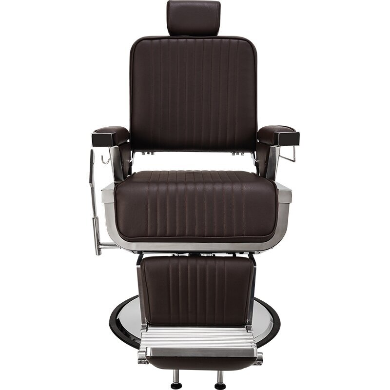 Profesionali barberio kėdė kirpykloms ir grožio salonams LORD, rudos spalvos 3 Profesionali barberio kėdė kirpykloms ir grožio salonams LORD, rudos spalvos 3
