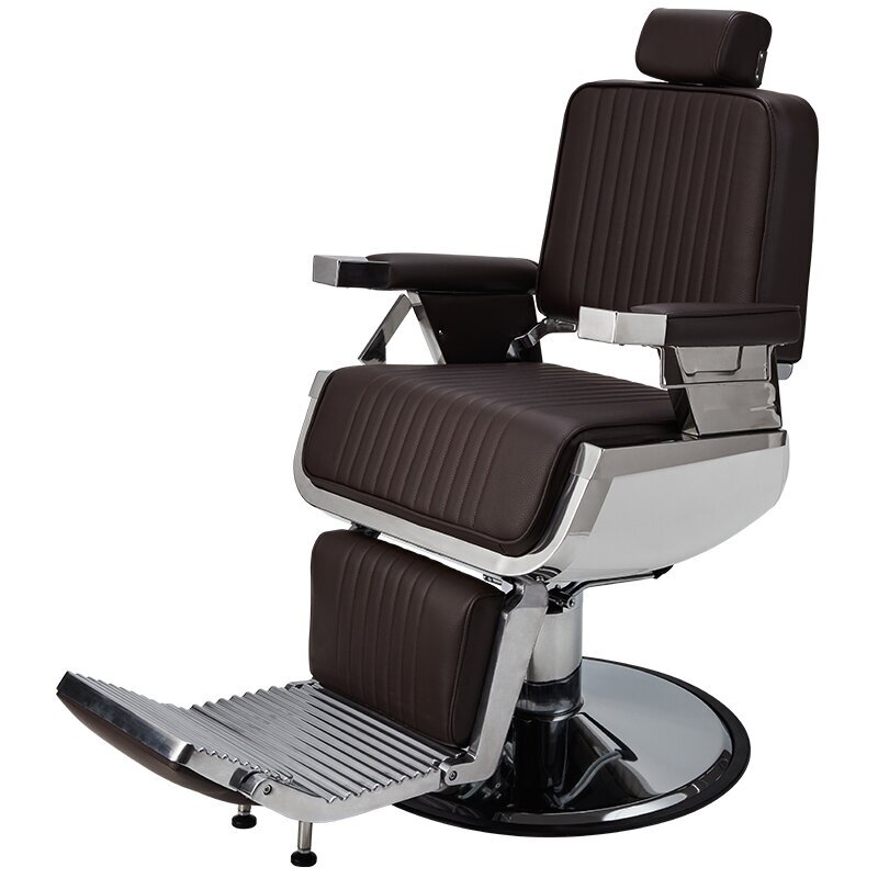Profesionali barberio kėdė kirpykloms ir grožio salonams LORD, rudos spalvos 4 Profesionali barberio kėdė kirpykloms ir grožio salonams LORD, rudos spalvos 4