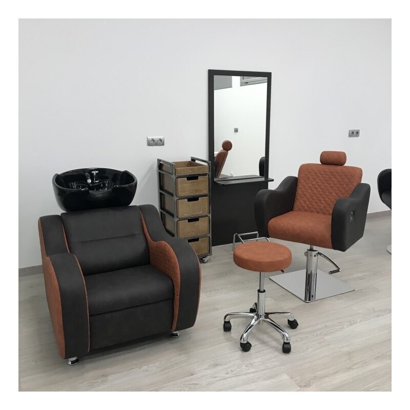 Profesionali kirpyklos kėdė grožio salonams su atlošiamu nugaros atlošu GALA DE PELUQUERÍA 8 Profesionali kirpyklos kėdė grožio salonams su atlošiamu nugaros atlošu GALA DE PELUQUERÍA 8