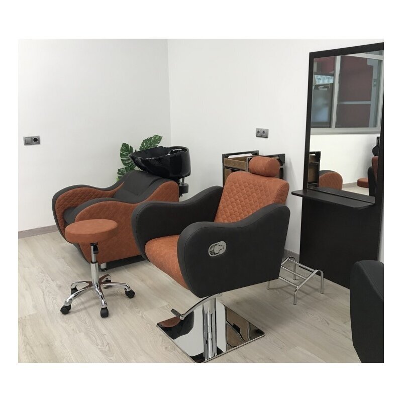 Profesionali kirpyklos kėdė grožio salonams su atlošiamu nugaros atlošu GALA DE PELUQUERÍA 10 Profesionali kirpyklos kėdė grožio salonams su atlošiamu nugaros atlošu GALA DE PELUQUERÍA 10