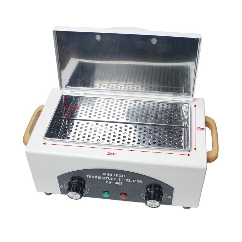 Profesionalus karšto oro sterilizatorius higienos pasui CH-360T, baltos spalvos 9 Profesionalus karšto oro sterilizatorius higienos pasui CH-360T, baltos spalvos 9