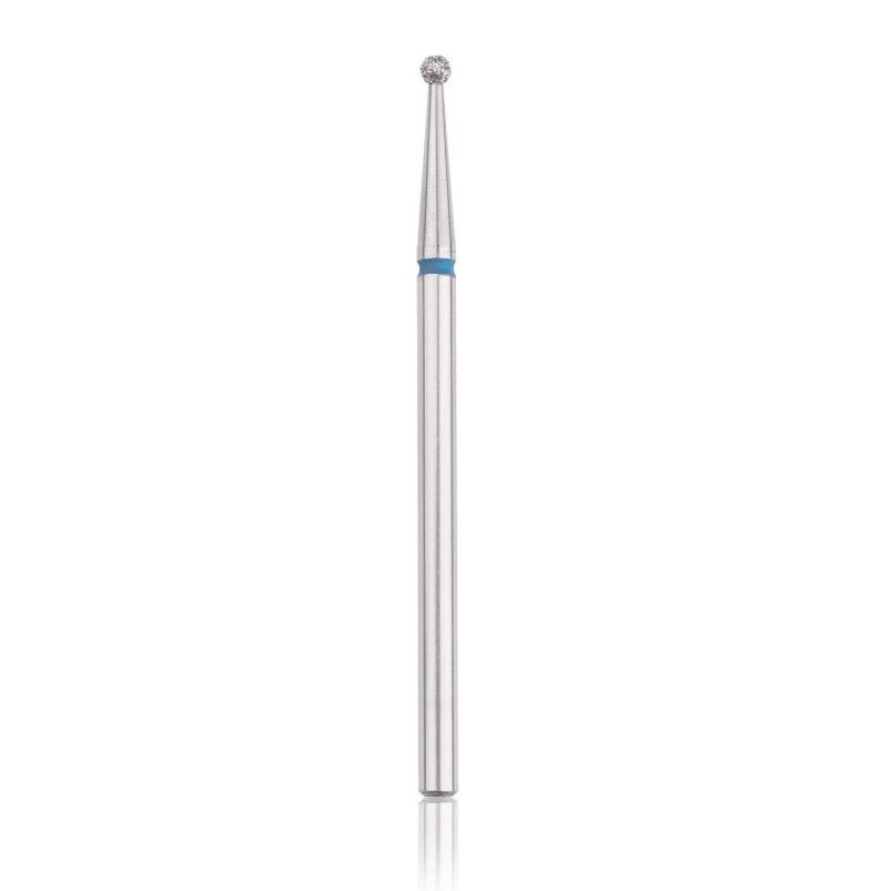 Profesionalus deimantinis frezos antgalis BALL BLUE 1,8 mm