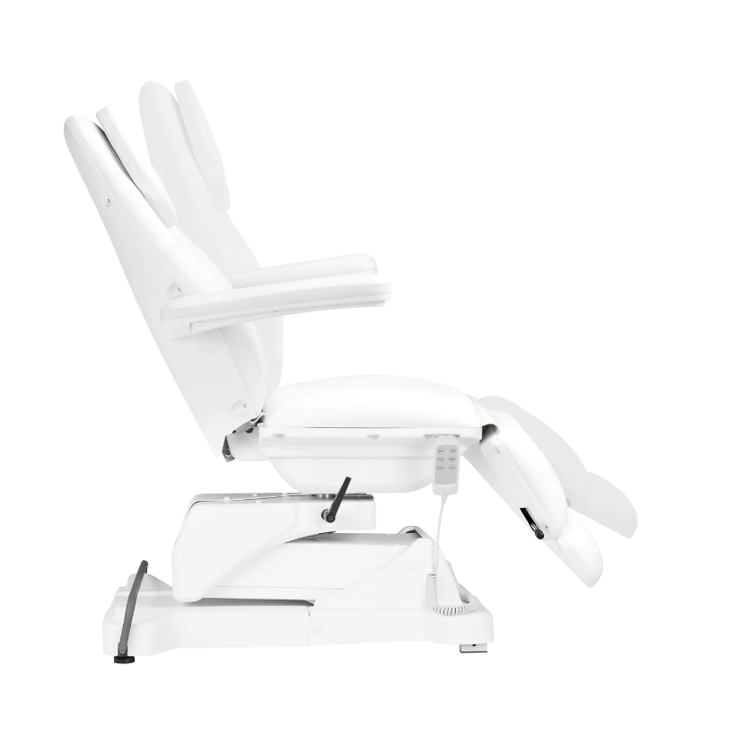 Profesionali elektrinė kosmetologinė kėdė-gultas SILLON BASIC, baltos spalvos (3 varikliai) 3 Profesionali elektrinė kosmetologinė kėdė-gultas SILLON BASIC, baltos spalvos (3 varikliai) 3