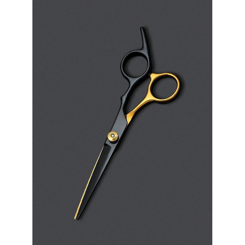Profesionalus kirpėjo žirklių rinkinys GOLD BLACK 2