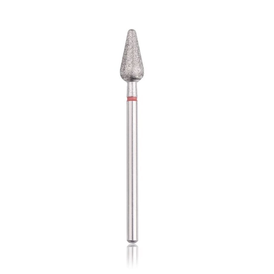 Profesionalus deimantinis frezos antgalis ROUNDED CONE RED Profesionalus deimantinis frezos antgalis ROUNDED CONE RED