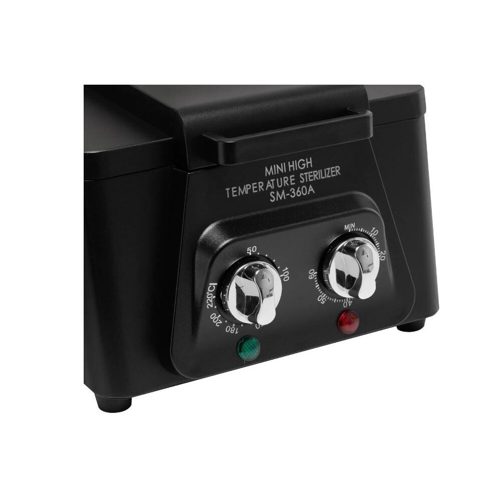 Profesionalus karšto oro sterilizatorius higienos pasui SM-360A, juodos spalvos 4 Profesionalus karšto oro sterilizatorius higienos pasui SM-360A, juodos spalvos 4