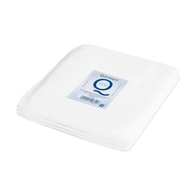 QUICKEPIL vienkartiniai kosmetologinės lovos užvalkalai su guma (5 vnt.) QUICKEPIL vienkartiniai kosmetologinės lovos užvalkalai su guma (5 vnt.)