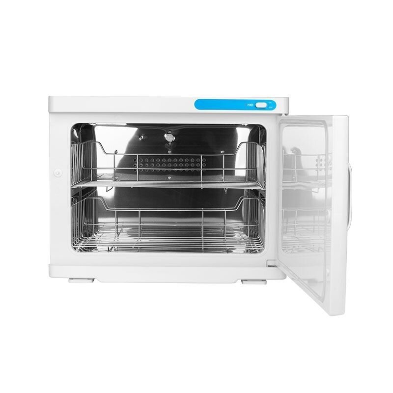 Profesionalus rankšluosčių šildytuvas su UV sterilizatoriumi 23 l, baltos spalvos 2 Profesionalus rankšluosčių šildytuvas su UV sterilizatoriumi 23 l, baltos spalvos 2