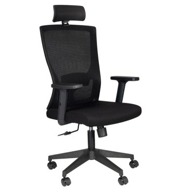 Registratūros ir biuro kėdė COMFORT 32H, juodos spalvos Registratūros ir biuro kėdė COMFORT 32H, juodos spalvos
