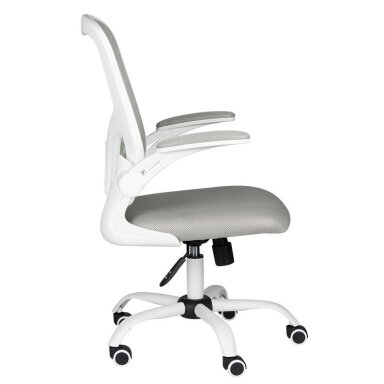 Registratūros ir biuro kėdė ECO COMFORT 02, baltai pilka