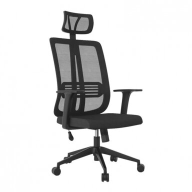 Registratūros ir biuro kėdė MAX COMFORT 5H, juodos spalvos Registratūros ir biuro kėdė MAX COMFORT 5H, juodos spalvos