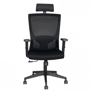 Registratūros ir biuro kėdė COMFORT 32H, juodos spalvos 2 Registratūros ir biuro kėdė COMFORT 32H, juodos spalvos 2