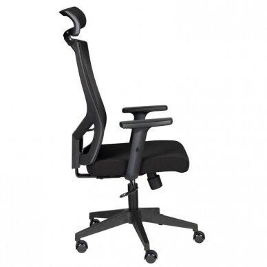 Registratūros ir biuro kėdė COMFORT 32H, juodos spalvos 3 Registratūros ir biuro kėdė COMFORT 32H, juodos spalvos 3