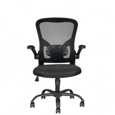Registratūros ir biuro kėdė COMFORT 73, juodos spalvos 3 Registratūros ir biuro kėdė COMFORT 73, juodos spalvos 3