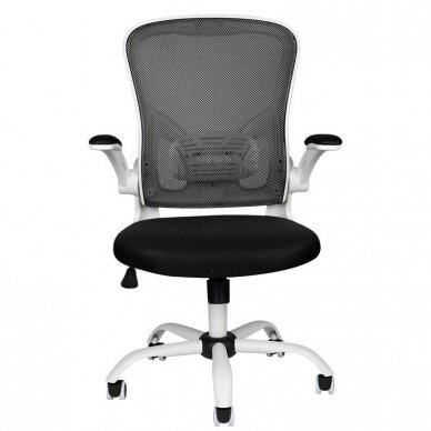 Registratūros, biuro kėdė ECO COMFORT 02, baltai juoda 2 Registratūros, biuro kėdė ECO COMFORT 02, baltai juoda 2