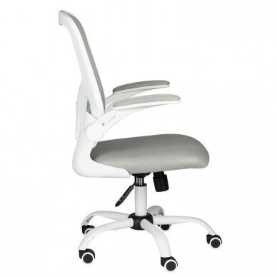 Registratūros ir biuro kėdė ECO COMFORT 02, baltai pilka 1 Registratūros ir biuro kėdė ECO COMFORT 02, baltai pilka 1