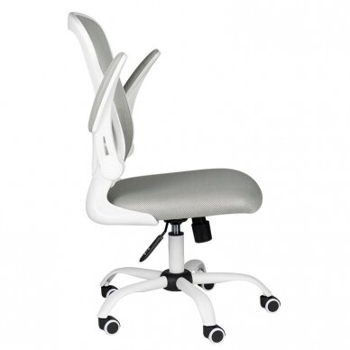 Registratūros ir biuro kėdė ECO COMFORT 02, baltai pilka 2 Registratūros ir biuro kėdė ECO COMFORT 02, baltai pilka 2