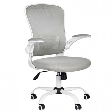 Registratūros ir biuro kėdė ECO COMFORT 02, baltai pilka Registratūros ir biuro kėdė ECO COMFORT 02, baltai pilka