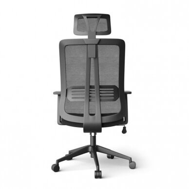 Registratūros ir biuro kėdė MAX COMFORT 5H, juodos spalvos 2 Registratūros ir biuro kėdė MAX COMFORT 5H, juodos spalvos 2