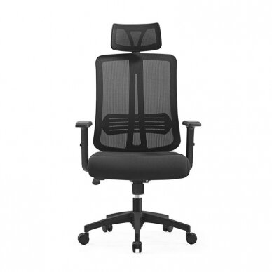 Registratūros ir biuro kėdė MAX COMFORT 5H, juodos spalvos 1