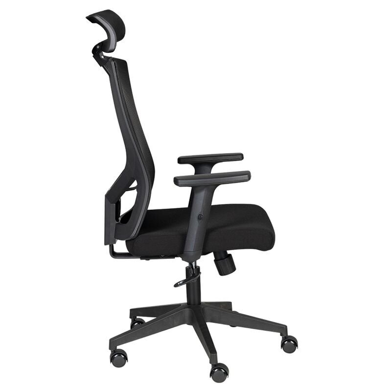 Registratūros ir biuro kėdė COMFORT 32H, juodos spalvos 3 Registratūros ir biuro kėdė COMFORT 32H, juodos spalvos 3