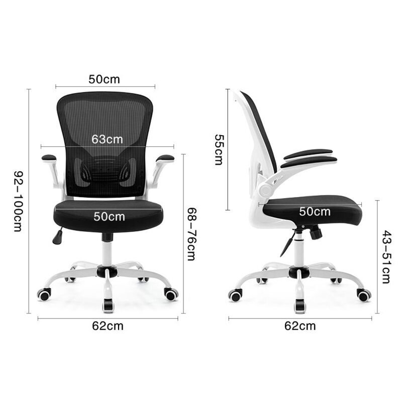Registratūros ir biuro kėdė COMFORT 73, juodos spalvos 4 Registratūros ir biuro kėdė COMFORT 73, juodos spalvos 4