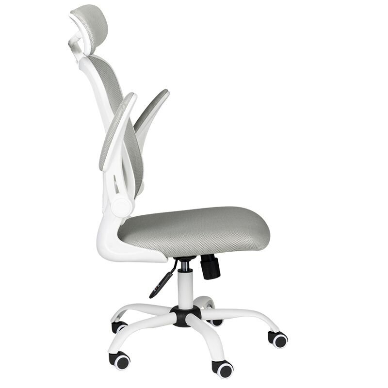 Registratūros, biuro kėdė MAX COMFORT 73H, baltai pilka 2 Registratūros, biuro kėdė MAX COMFORT 73H, baltai pilka 2