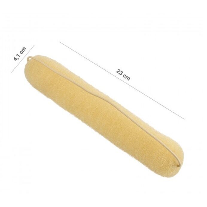LUSSONI lanksti plaukų kempinėlė kuodui formuoti YELLOW, 230 mm 1 LUSSONI lanksti plaukų kempinėlė kuodui formuoti YELLOW, 230 mm 1