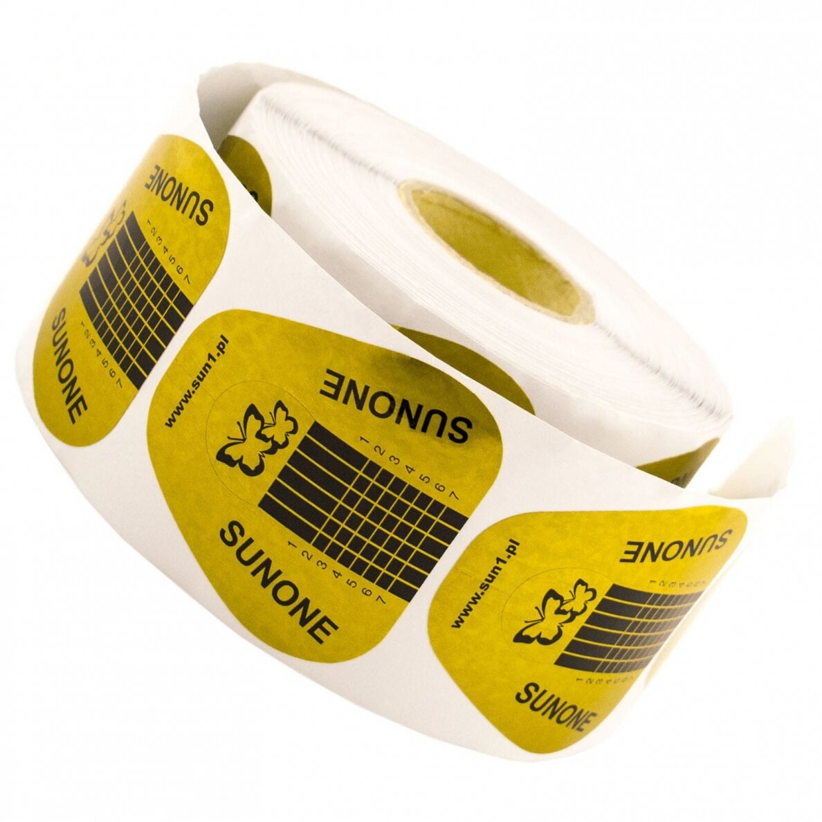 Šablonai nagų priauginimui SUNONE ® WIDE GOLD, 500 vnt. Šablonai nagų priauginimui SUNONE ® WIDE GOLD, 500 vnt.