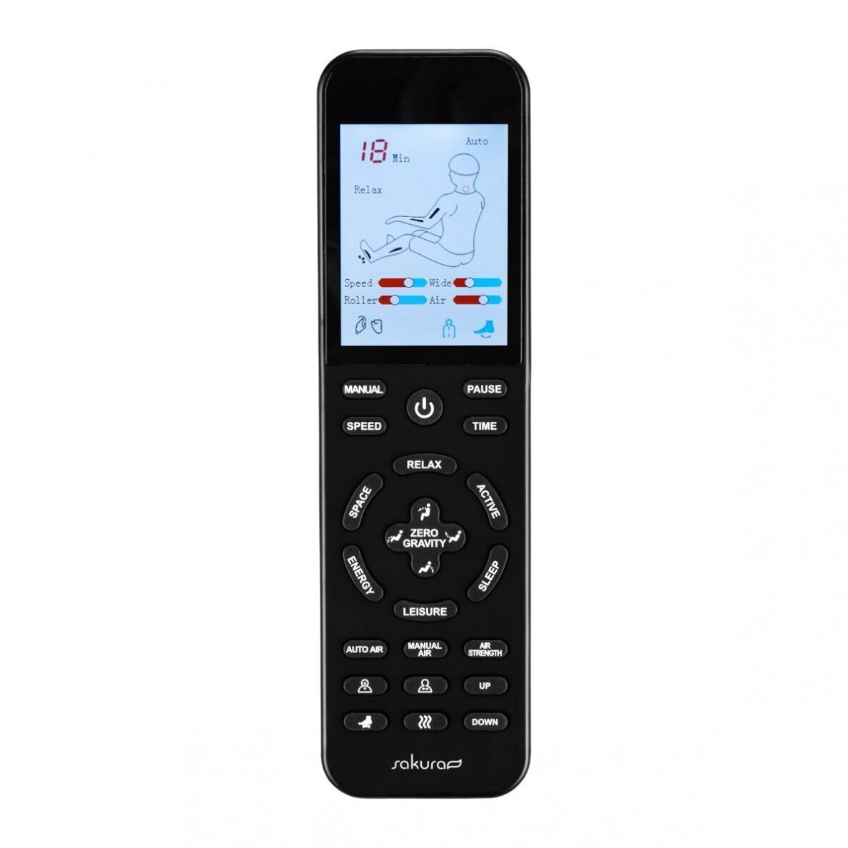 SAKURA COMFORT 806 kėdė su masažo funkcija, rudos spalvos 7 SAKURA COMFORT 806 kėdė su masažo funkcija, rudos spalvos 7