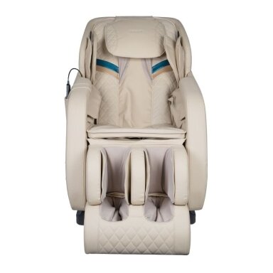 SAKURA fotelis su masažo funkcija COMFORT 806, kreminės spalvos