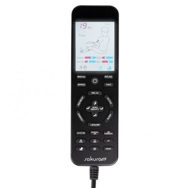 SAKURA fotelis su masažo funkcija COMFORT 806, kreminės spalvos 10 SAKURA fotelis su masažo funkcija COMFORT 806, kreminės spalvos 10