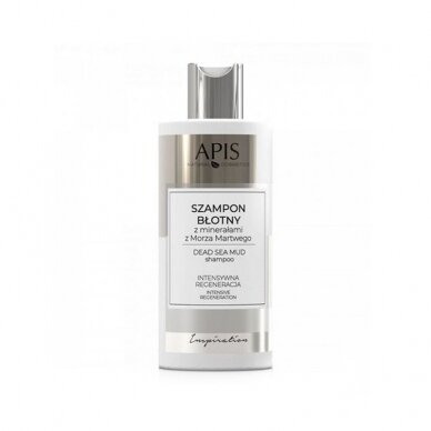 APIS INSPIRATION elastinguojantis sausų ir lūžinėjančių plaukų šampūnas su negyvosios jūros mineralais, 300 ml APIS INSPIRATION elastinguojantis sausų ir lūžinėjančių plaukų šampūnas su negyvosios jūros mineralais, 300 ml