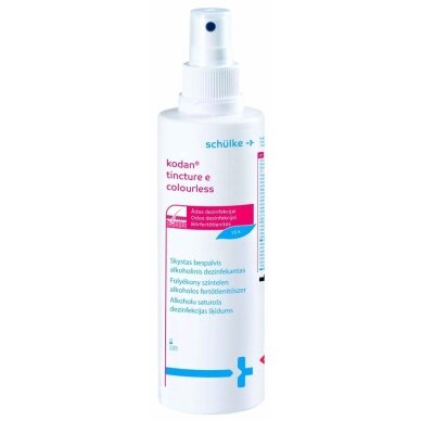 SCHULKE KODAN® TINCTURE bespalvis odos antiseptikas, 250 ml SCHULKE KODAN® TINCTURE bespalvis odos antiseptikas, 250 ml