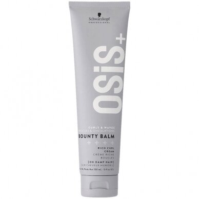 SCHWARZKOPF OSIS+ Bounty Balm Curl Cream garbanų formavimo ir jų lankstumo padidinimo kremas plaukams, 150 ml SCHWARZKOPF OSIS+ Bounty Balm Curl Cream garbanų formavimo ir jų lankstumo padidinimo kremas plaukams, 150 ml